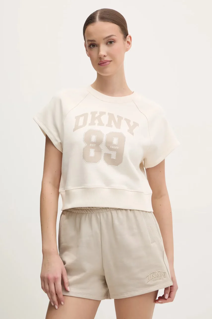 DKNY Памучна тениска