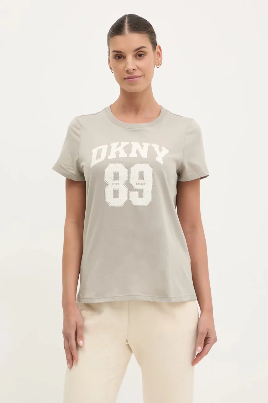 DKNY Памучна тениска