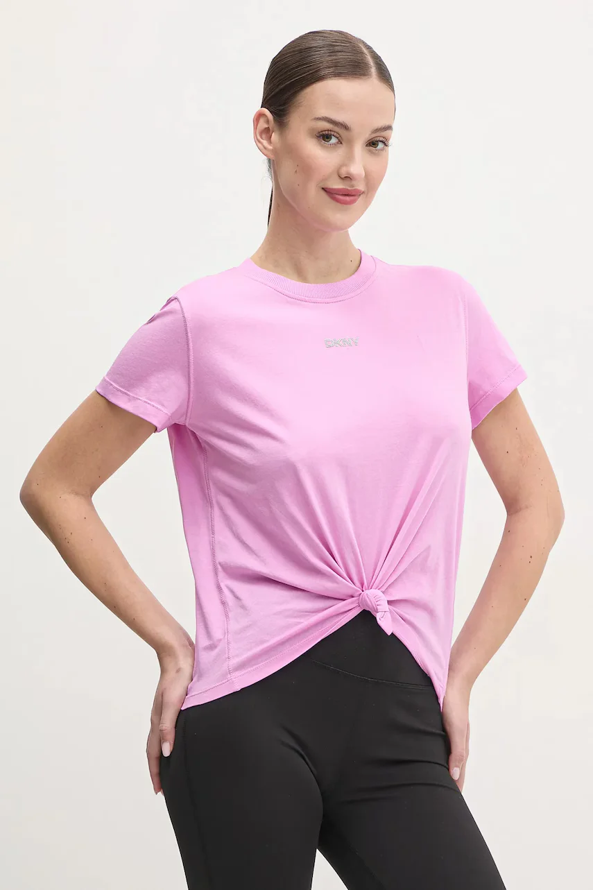 DKNY Памучна тениска