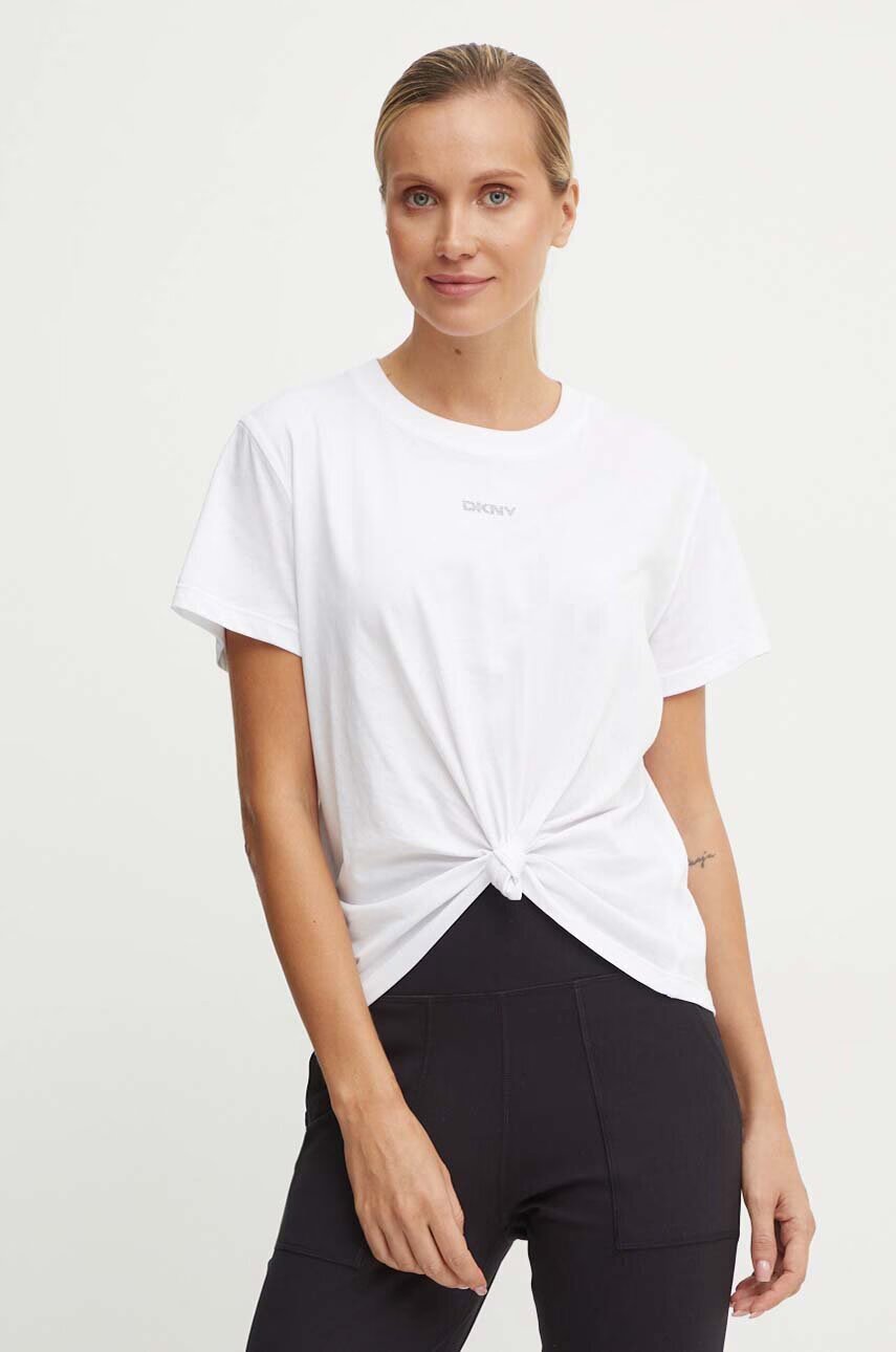 DKNY Памучна тениска