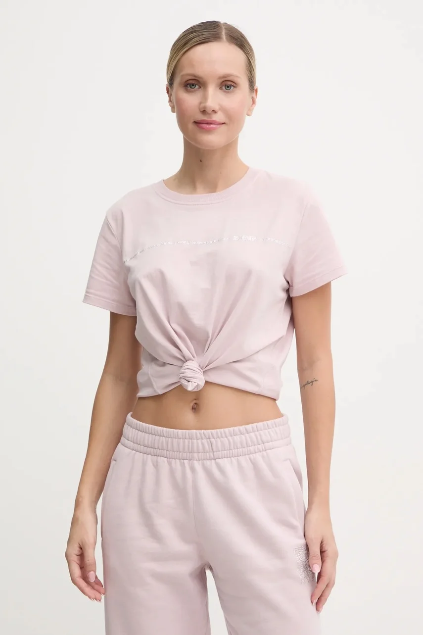 DKNY Памучна тениска