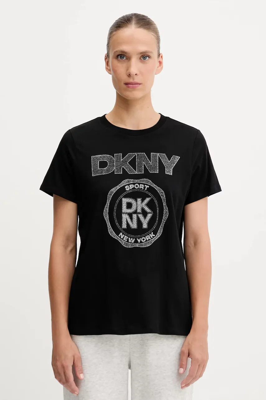 DKNY Памучна тениска