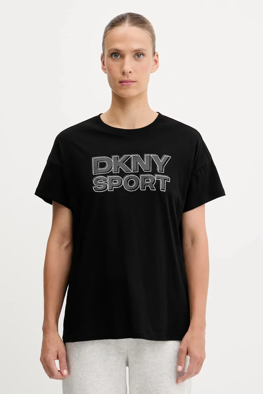 DKNY Памучна тениска