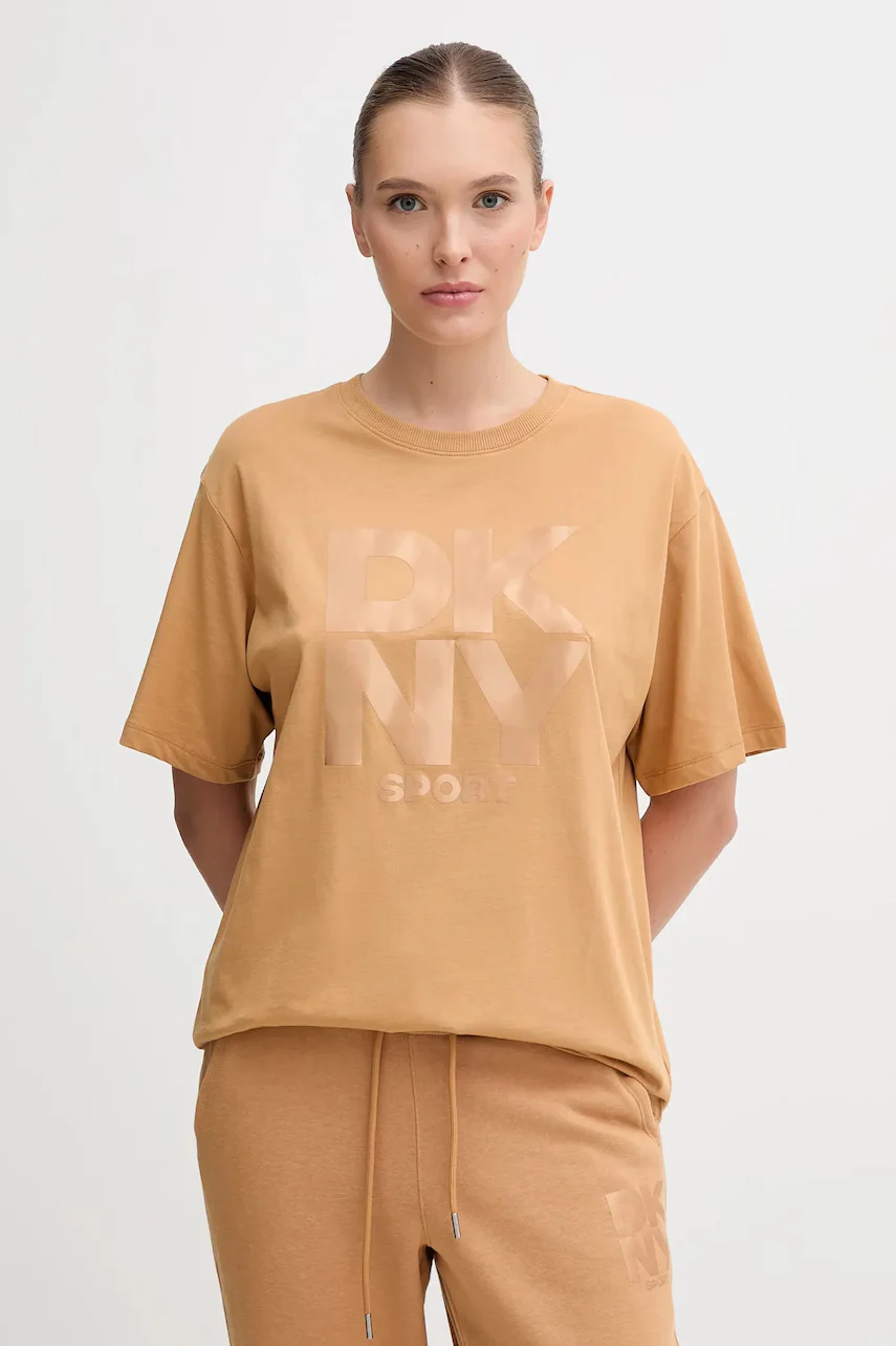 DKNY Памучна тениска