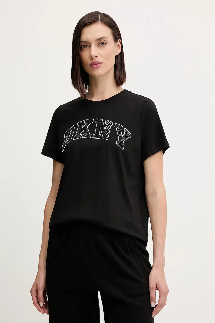 DKNY Памучна тениска