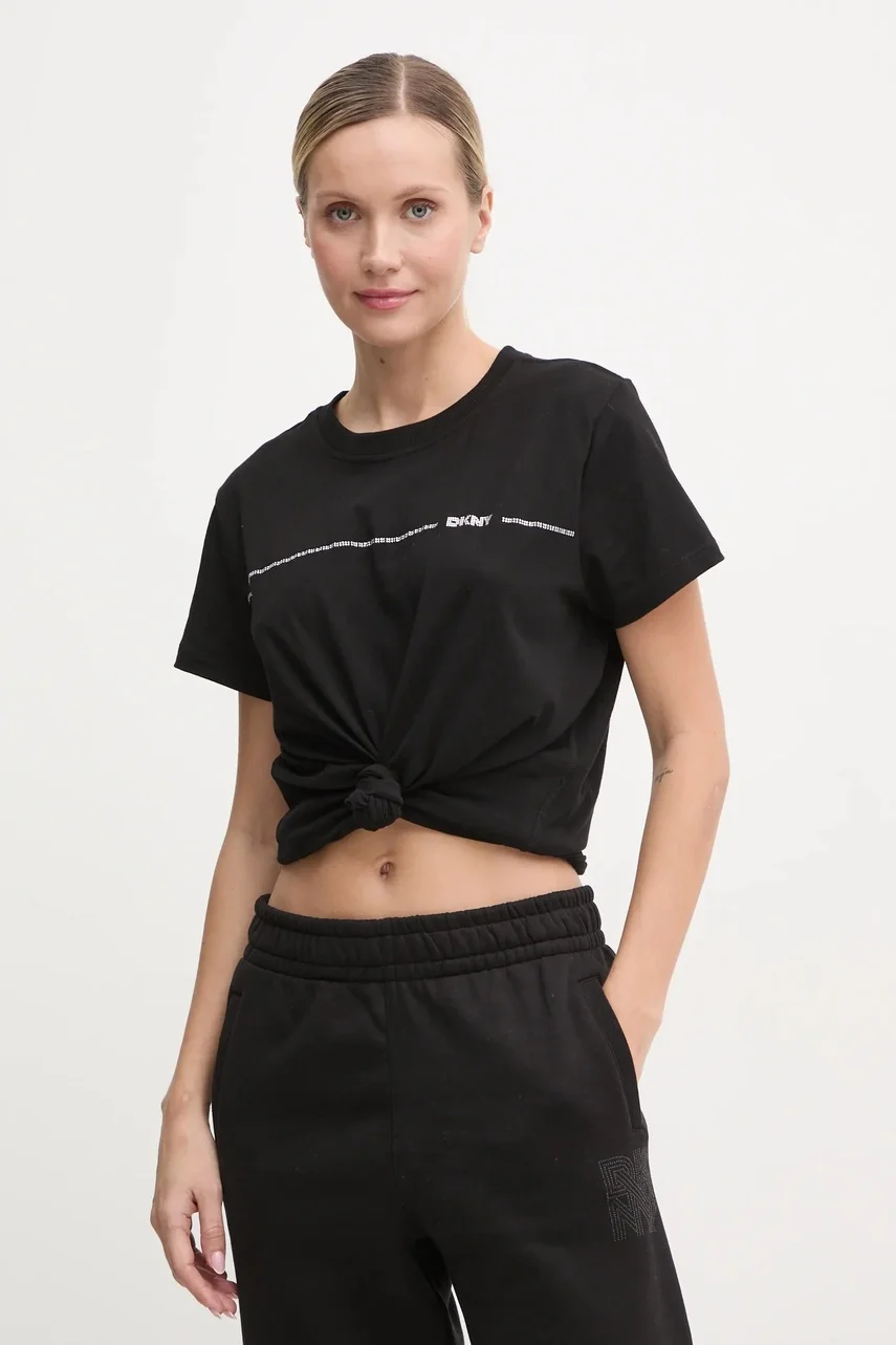 DKNY Памучна тениска