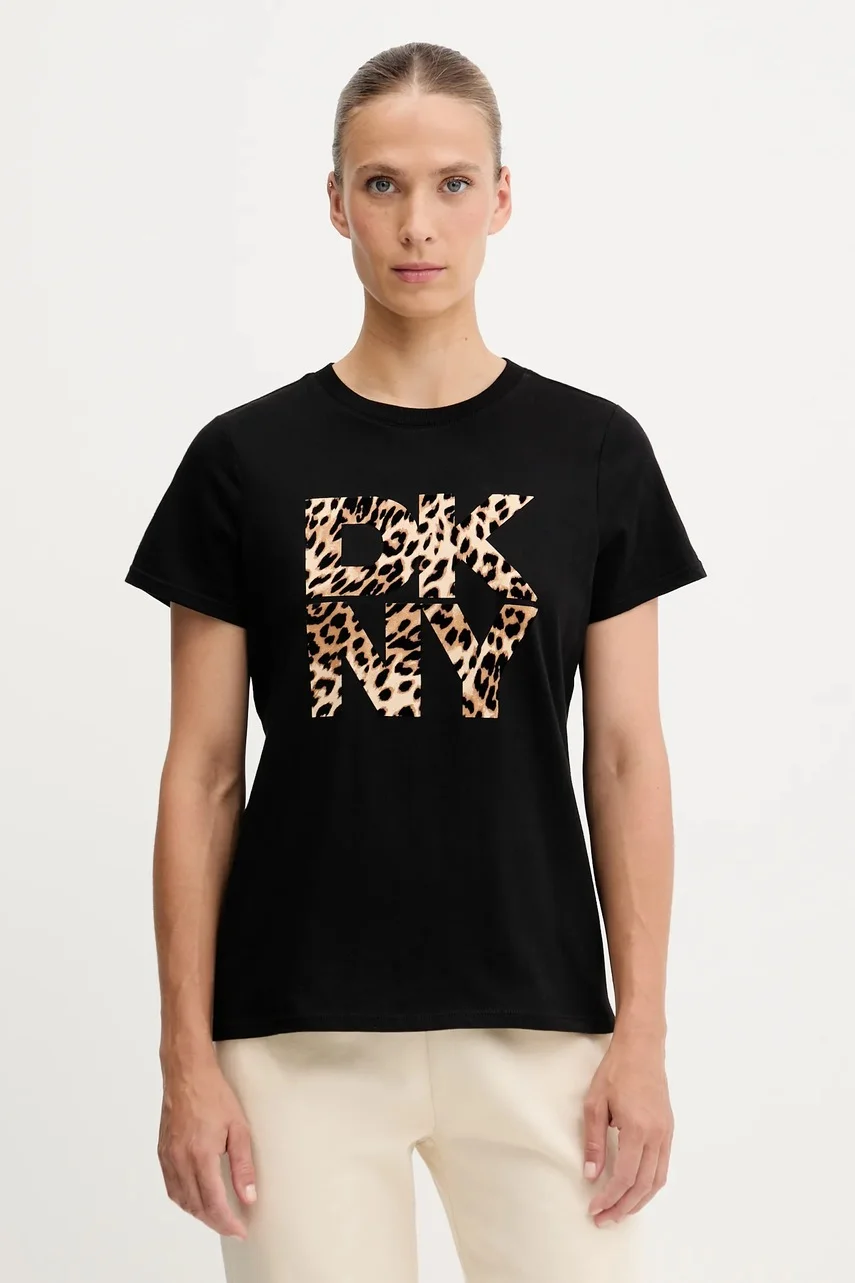 DKNY Памучна тениска