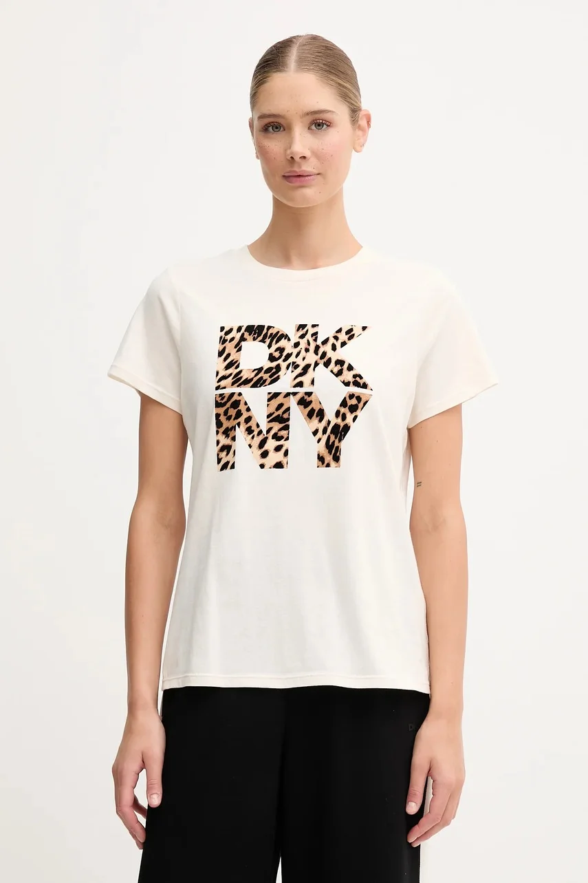 DKNY Памучна тениска