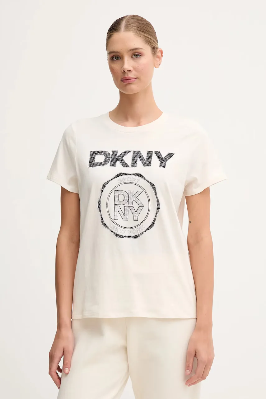DKNY Памучна тениска