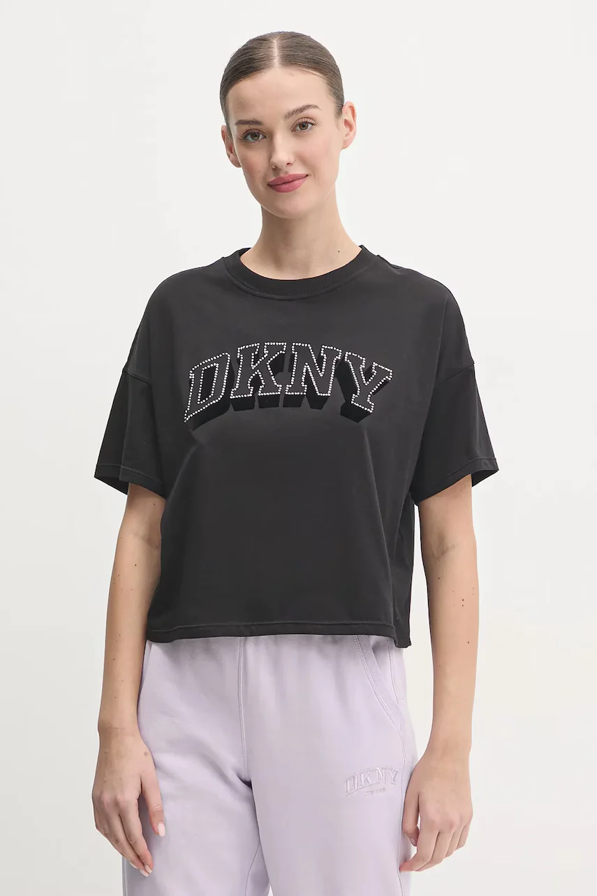 DKNY Памучна тениска