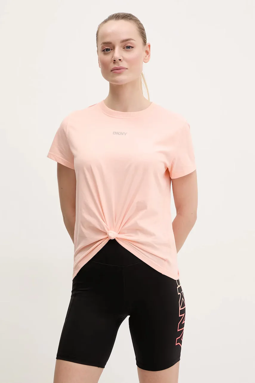 DKNY Памучна тениска