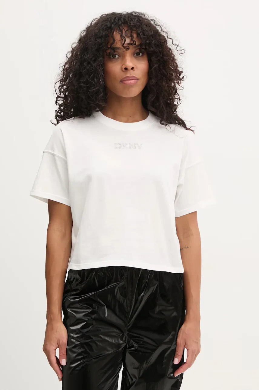 DKNY Памучна тениска