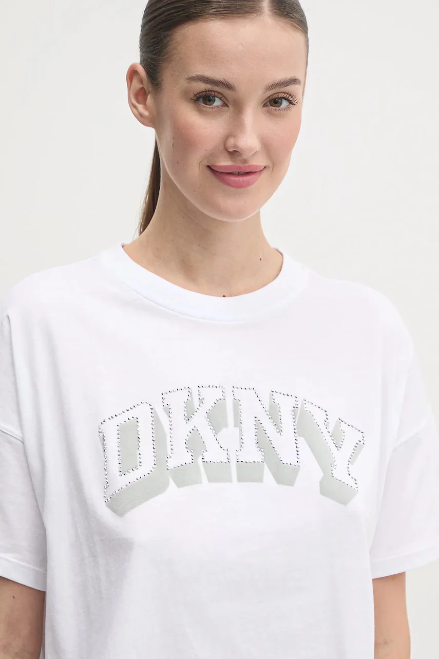DKNY Памучна тениска