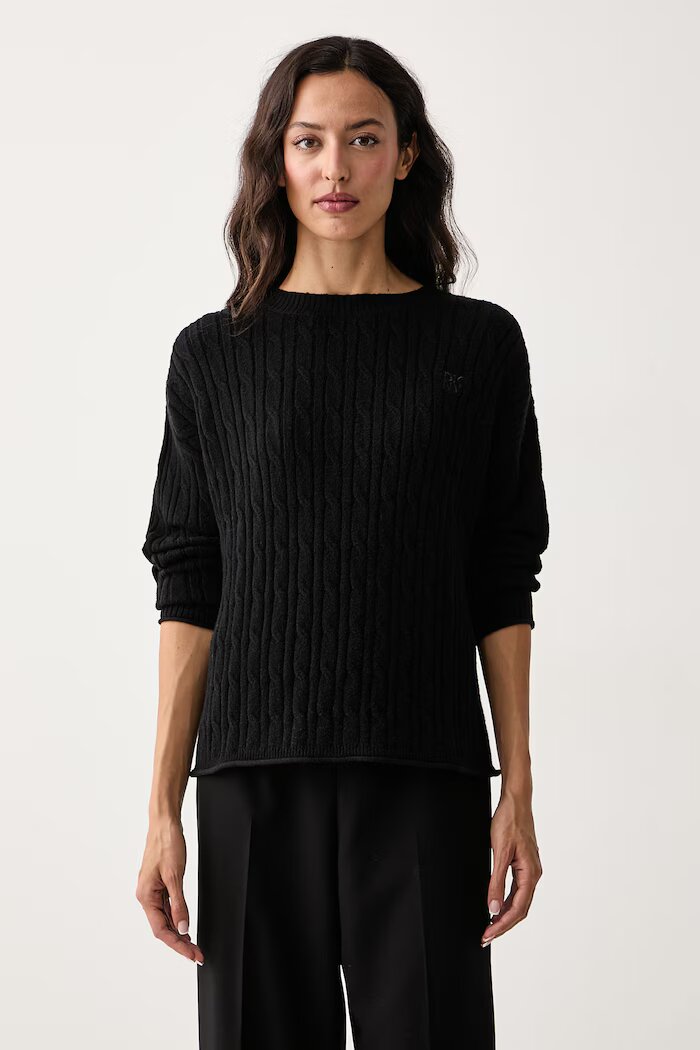 DKNY пуловер дамски черен DJ5R0917