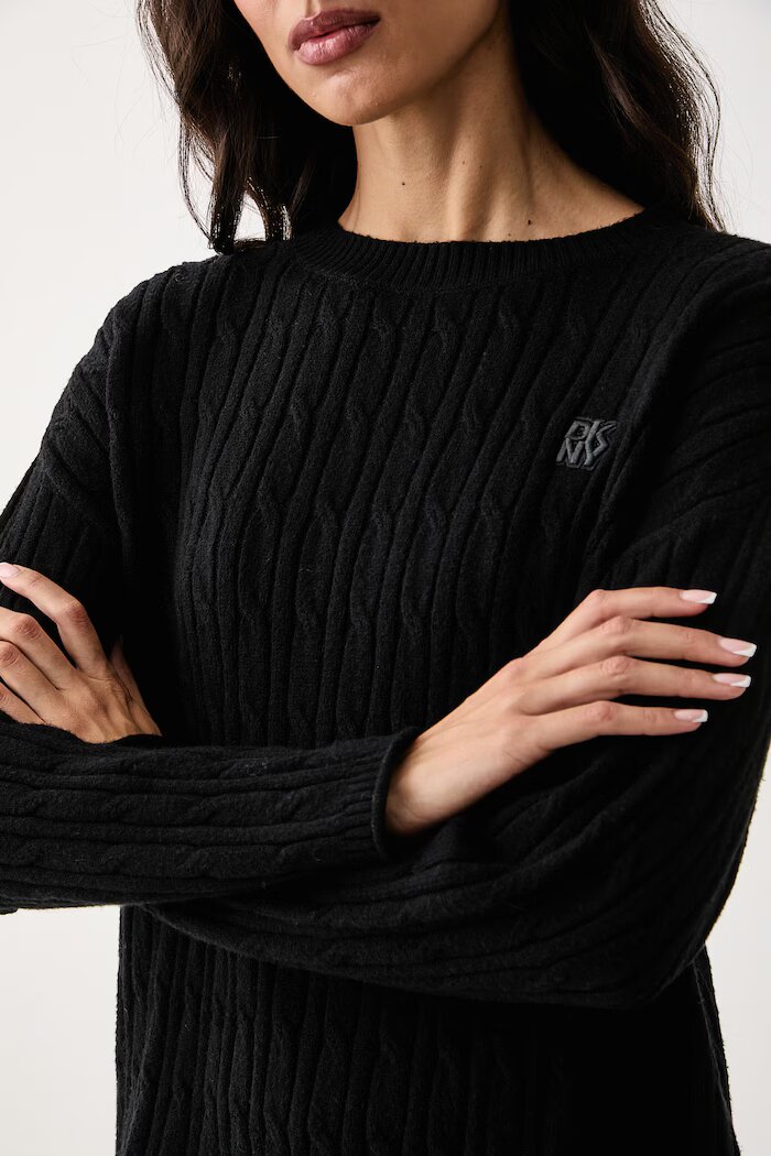 DKNY пуловер дамски черен DJ5R0917