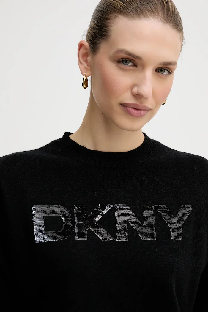 DKNY Пуловер в бежово от лека материя DJ4R0407