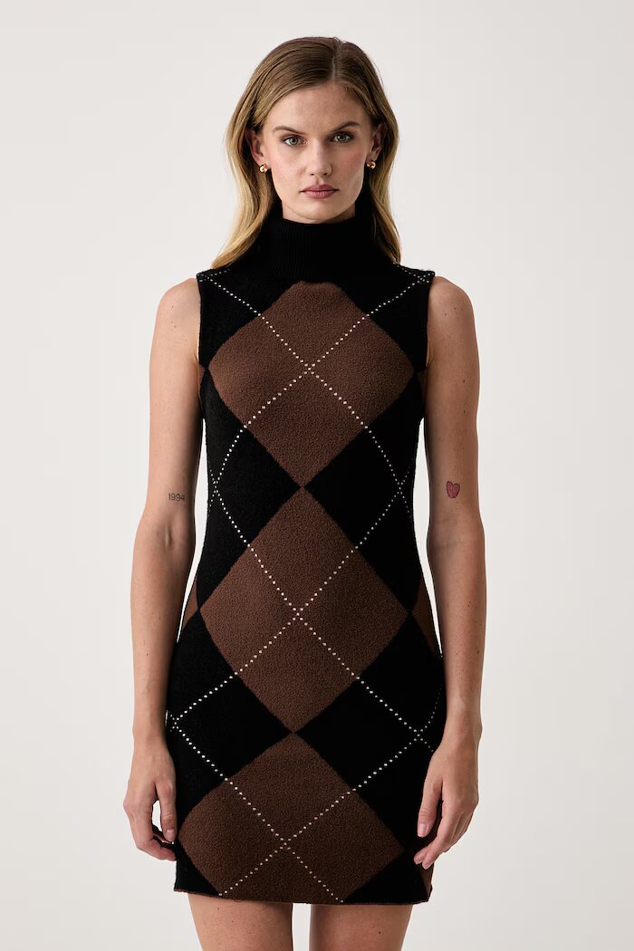 DKNY рокля черна DJ6R0794