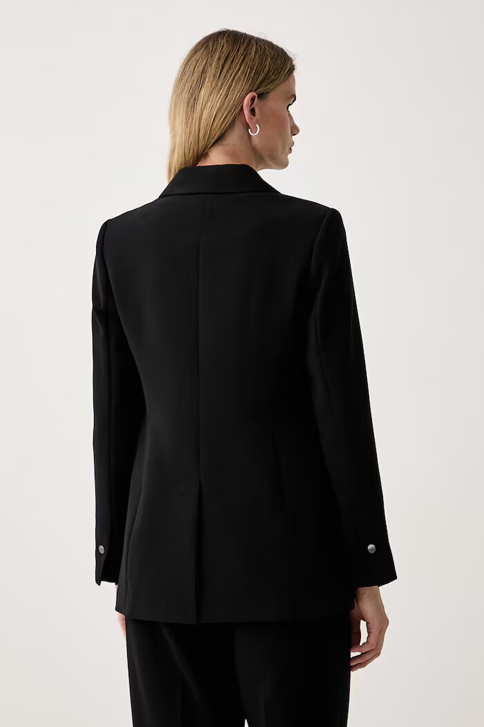 DKNY сако с двуредно закопчаване дамско черно UG6J2708