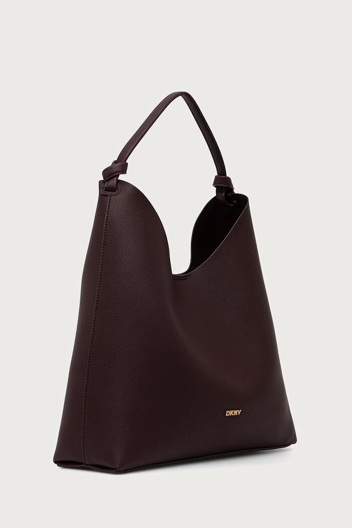 DKNY шопинг чанта дамска от имитация на кожа бордо R54CAO07