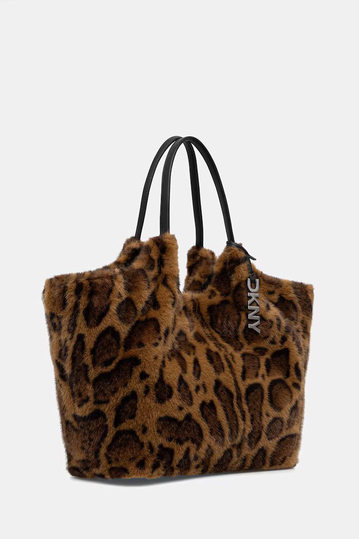 DKNY шопинг чанта дамска PAULA кафява R53ADE48