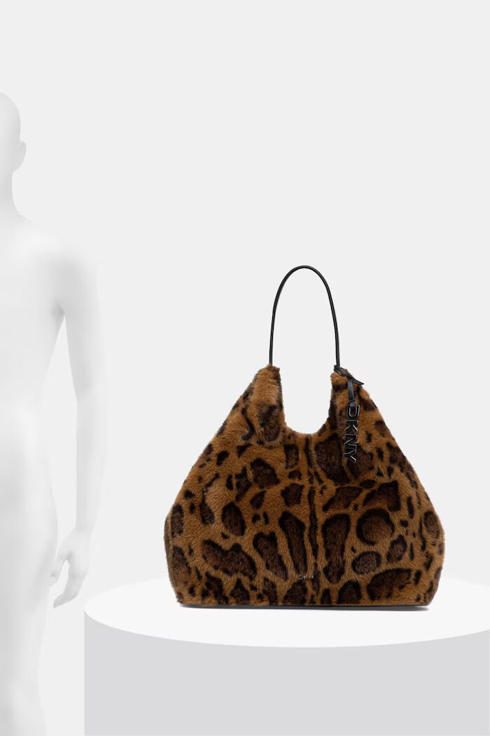 DKNY шопинг чанта дамска PAULA кафява R53ADE48