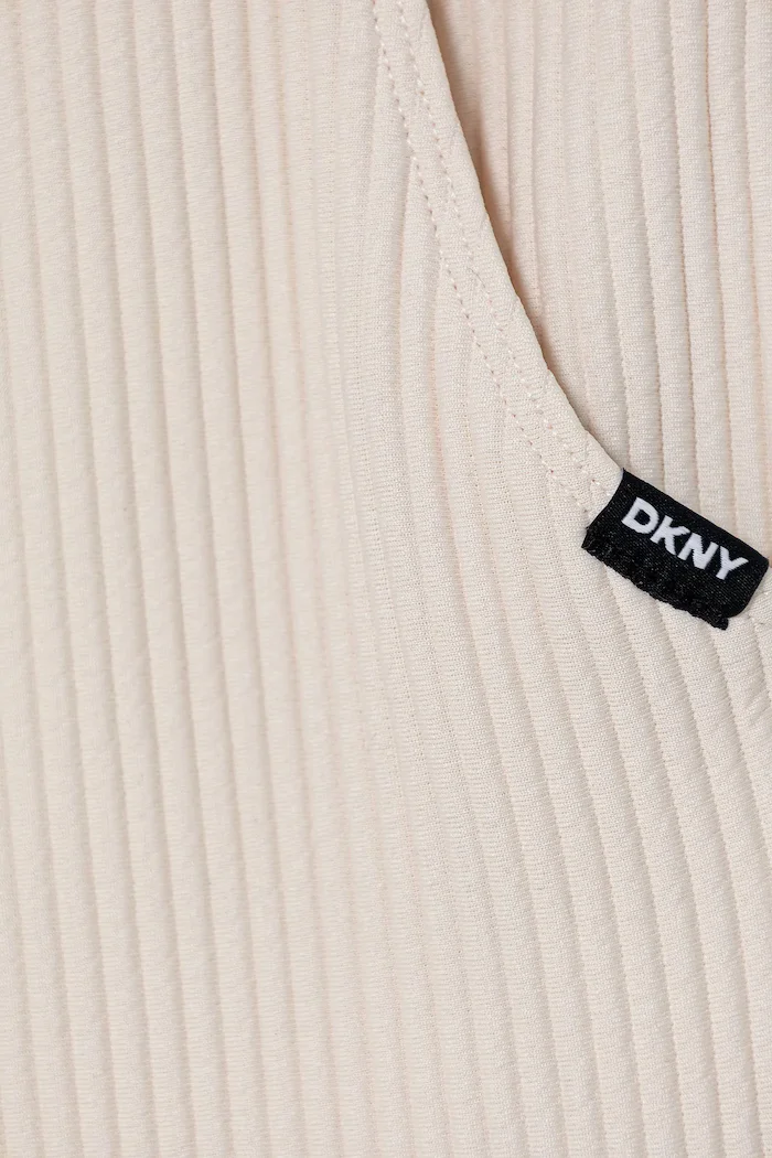 DKNY Спортен панталон в бежово с изчистен дизайн DP5P3498