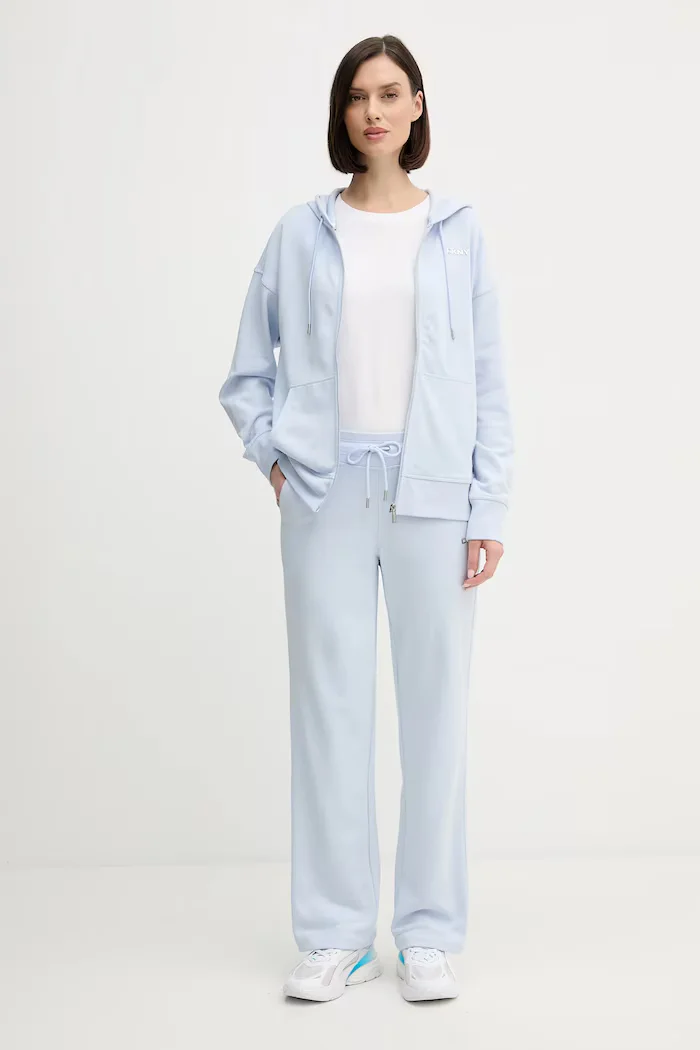 DKNY Спортен панталон в синьо с изчистен дизайн DP6P3794