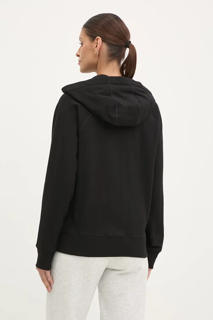 DKNY Суичър в черно с качулка с изчистен дизайн DP5J9510