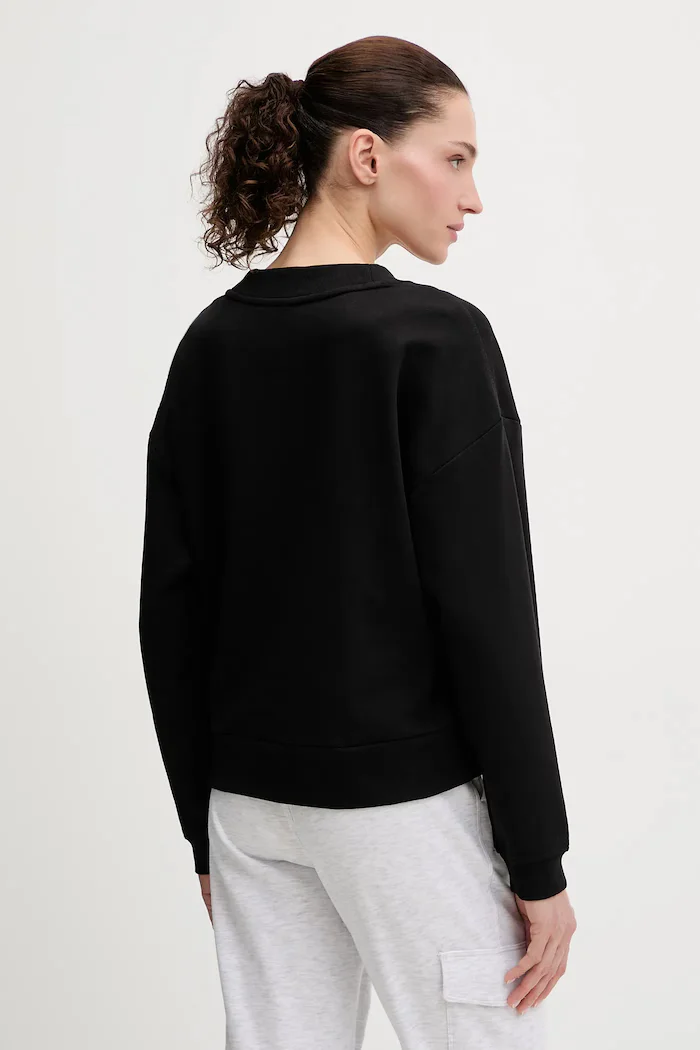 DKNY Суичър в черно с принт DP6T1644
