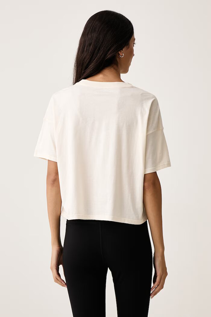 DKNY тениска дамска от памук бежова DP6T1846