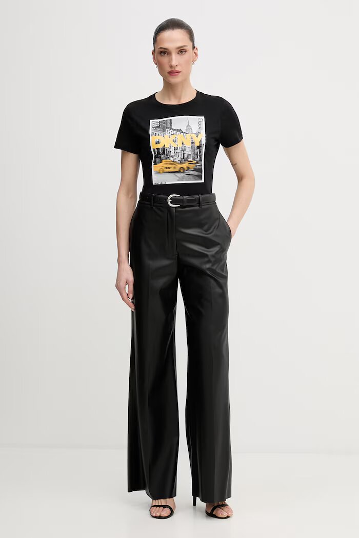 DKNY Тениска дамска в черно DJ6T1749