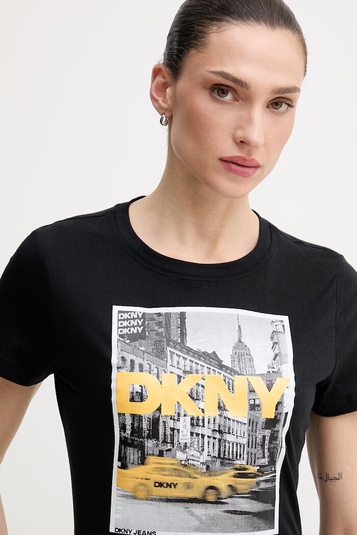 DKNY Тениска дамска в черно DJ6T1749