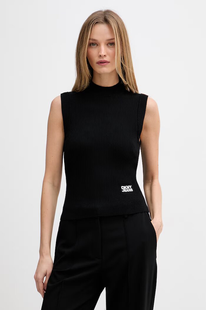 DKNY топ тип пуловер дамски черен DJ6R0495
