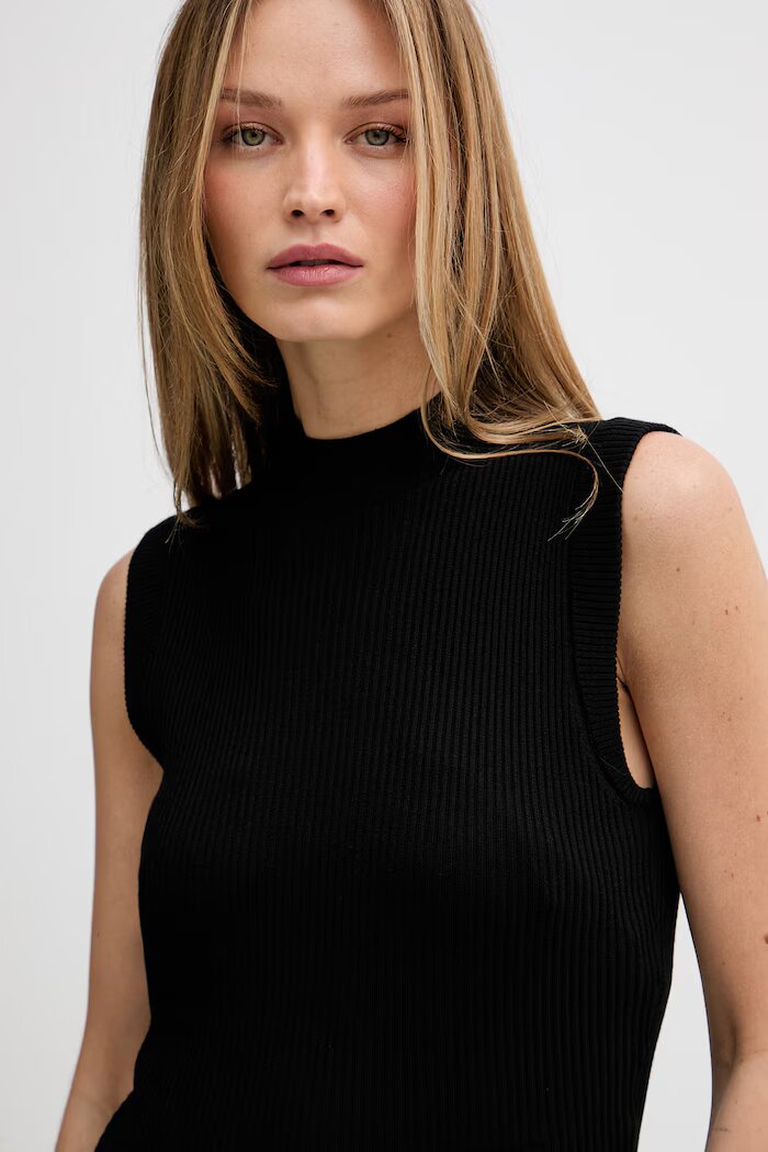 DKNY топ тип пуловер дамски черен DJ6R0495