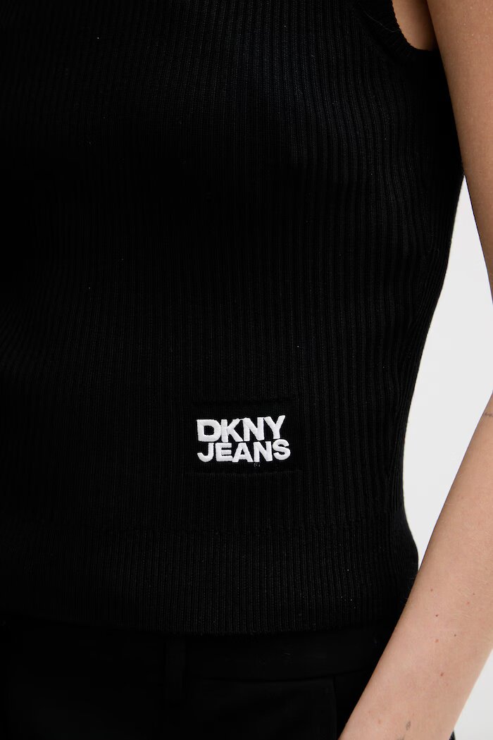 DKNY топ тип пуловер дамски черен DJ6R0495