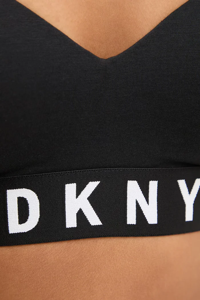 DKNY триъгълен сутиен с модал черен DK4518
