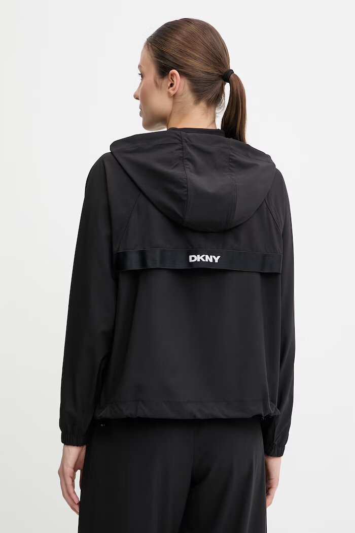DKNY Яке в черно преходен модел DP6J9600