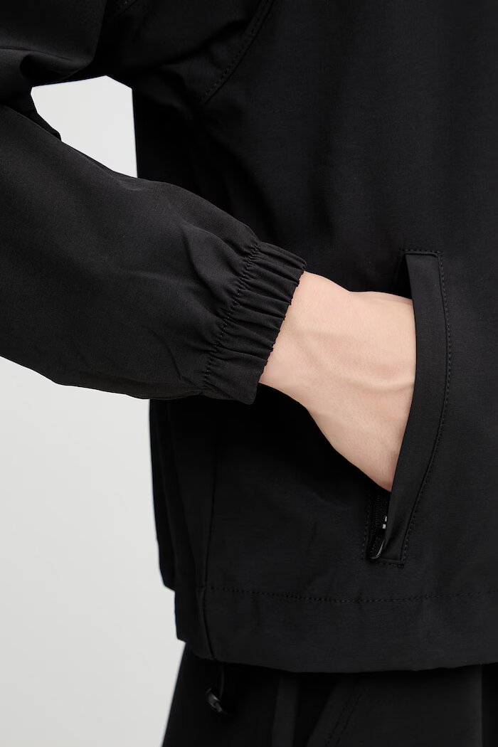 DKNY Яке в черно преходен модел DP6J9600