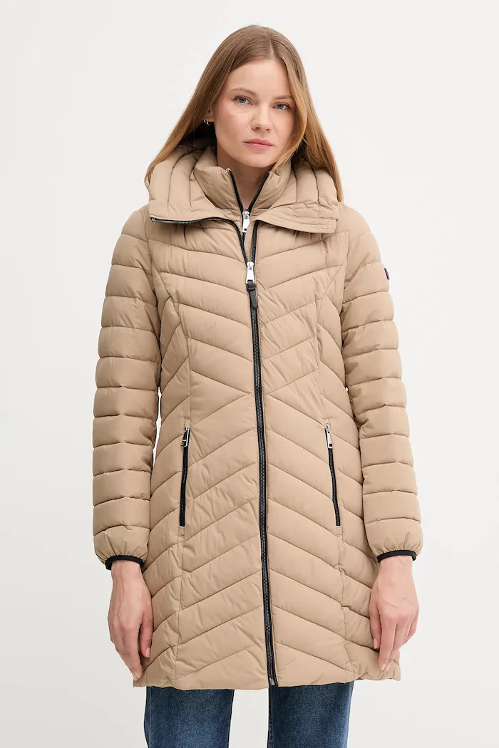DKNY Яке в кафяво преходен модел DLEMPN46