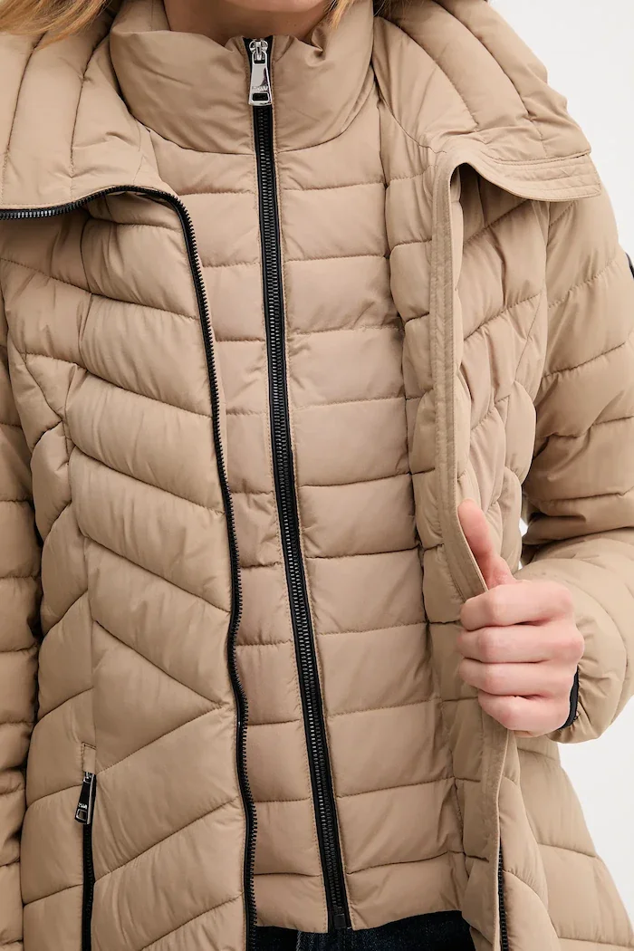 DKNY Яке в кафяво преходен модел DLEMPN46