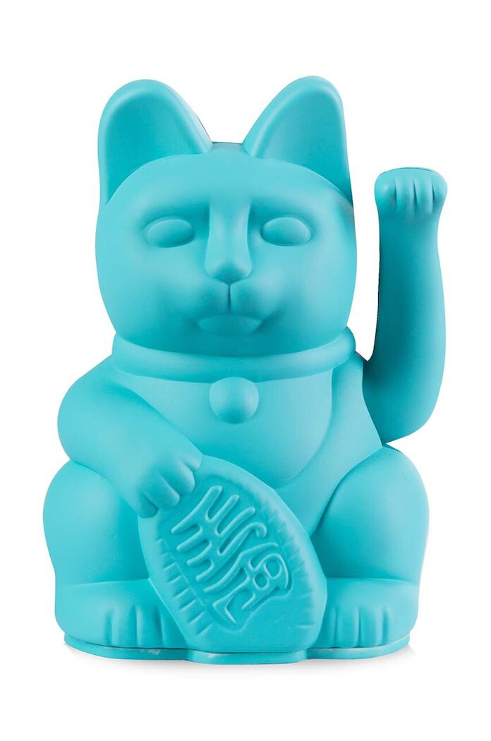 Donkey Декорация Lucky Cat Mini - Turquoise