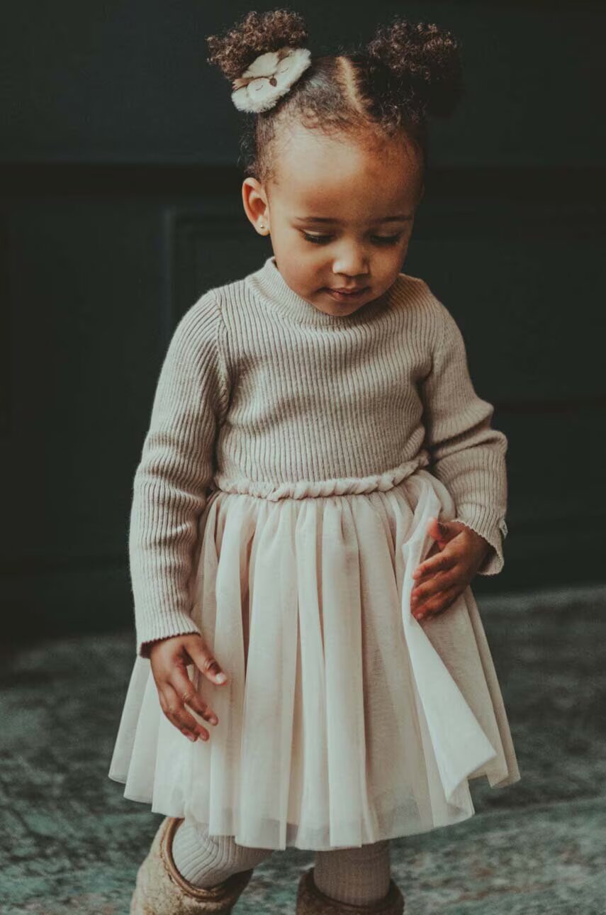 Donsje Бебешка рокля Lotus Dress