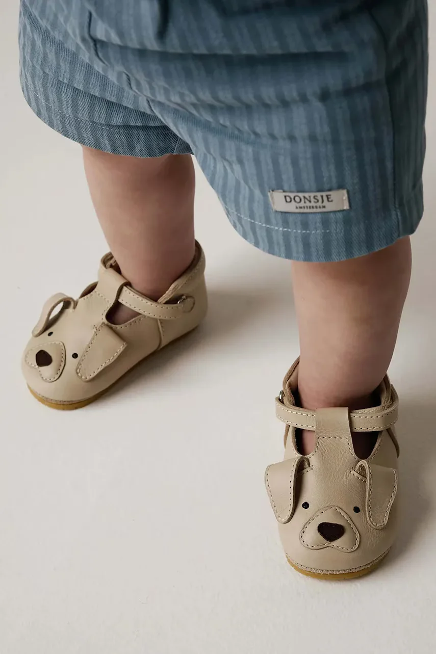 Donsje Бебешки кожени обувки Spark Special Shoes Golden Retriever