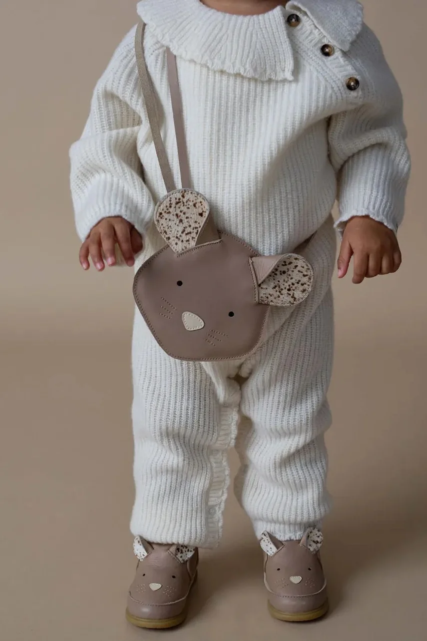 Donsje Детска кожена чанта Britta Exclusive Purse Mouse