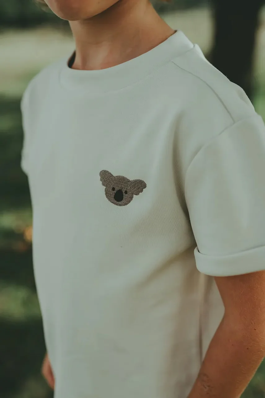 Donsje Детска памучна тениска Jarne T-shirt Koala