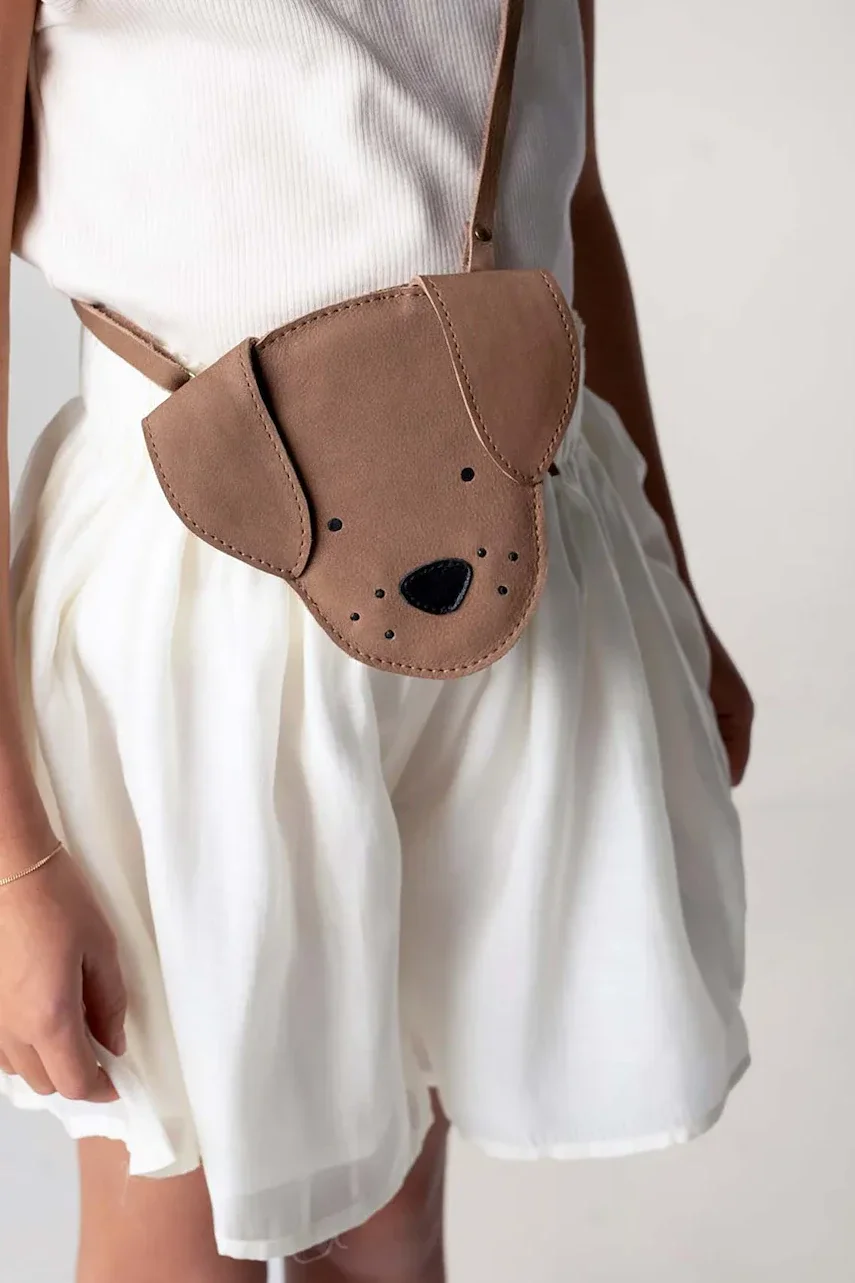 Donsje Детска велурена чанта Britta Classic Purse Dog