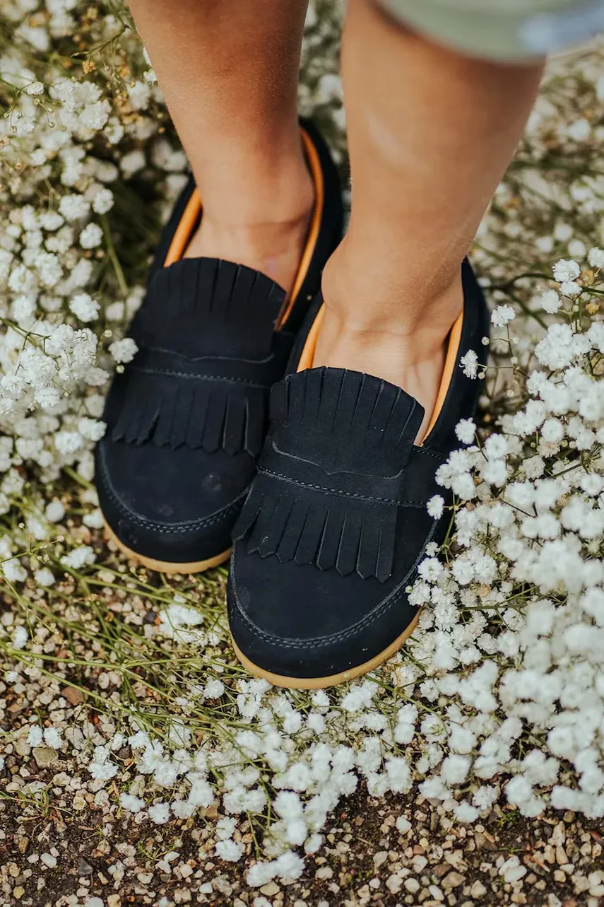Donsje Детски кожени мокасини Yaell Loafers