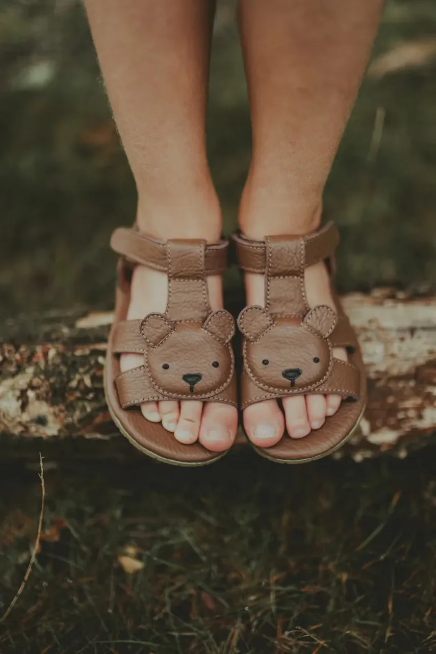 Donsje Детски сандали от кожа Dhalo Sandals Bear
