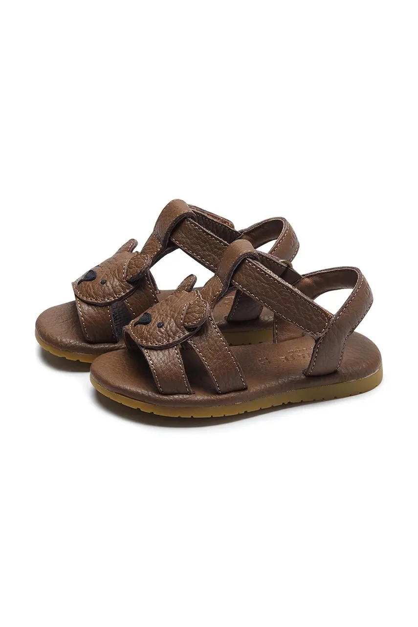 Donsje Детски сандали от кожа Mhalo Sandals Bear