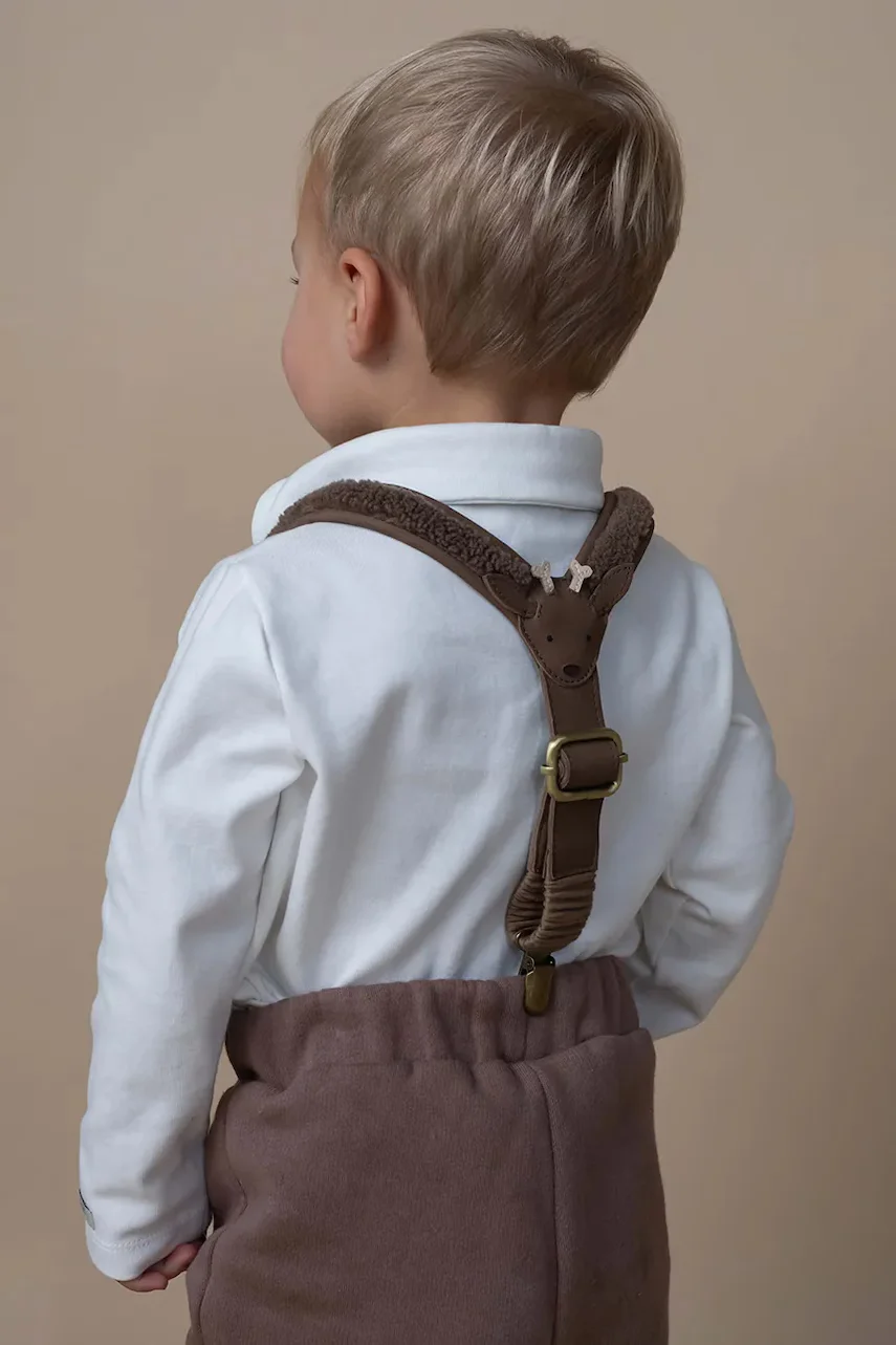 Donsje Детски тиранти Tjebbe Suspenders Stag